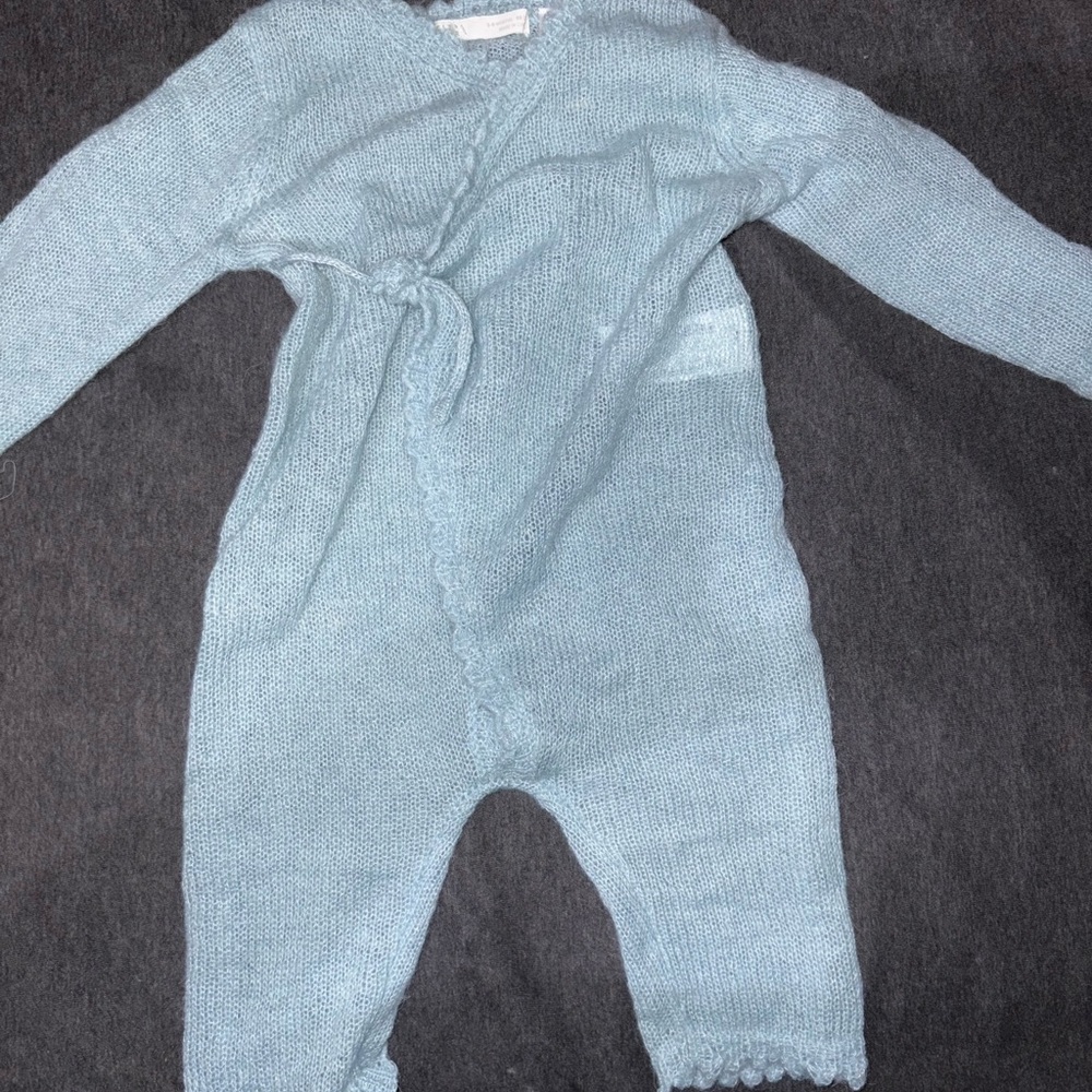 Zara Bonnet & jumpsuit sold together size 3-6